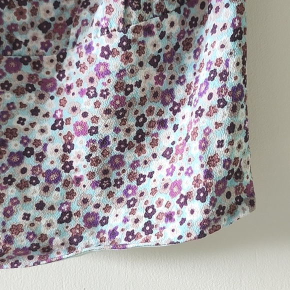 Aritzia Sunday Best Delilah Tank in Purple Floral - Picture 4 of 4